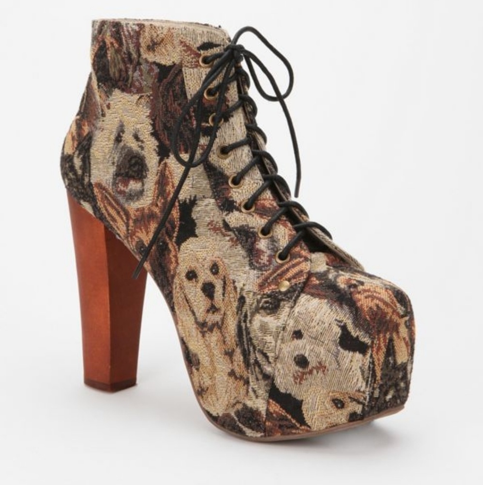 Tapestry print Lita boot